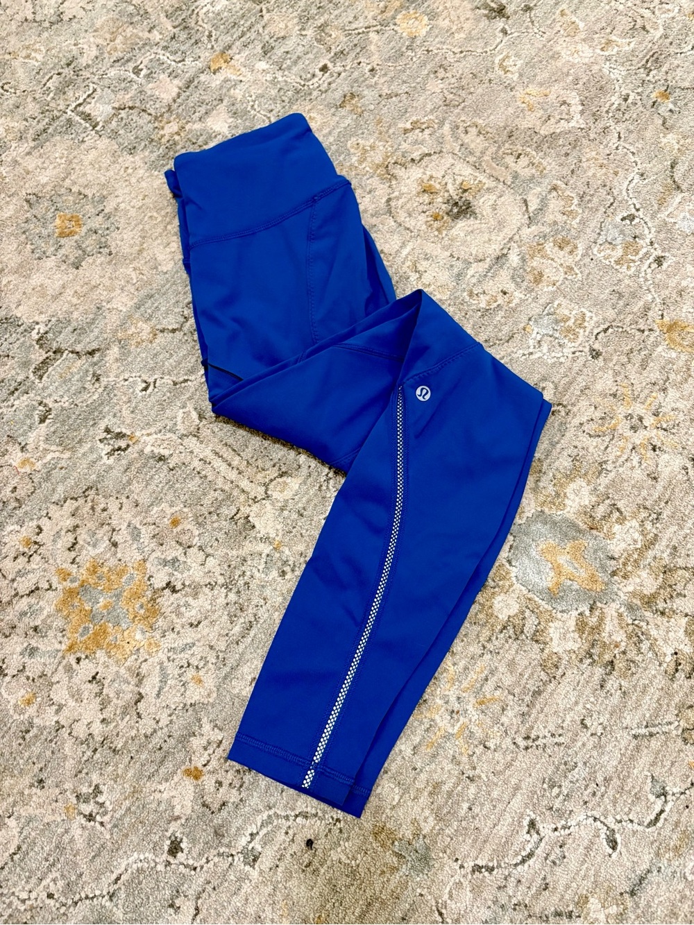 Lululemon Fast & Free High Rise Tight 25” 5 Pocket Royal Blue Leggings